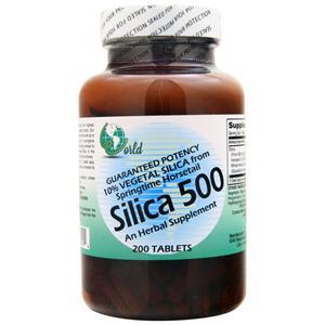 World Organics Silica 500  200 tabs