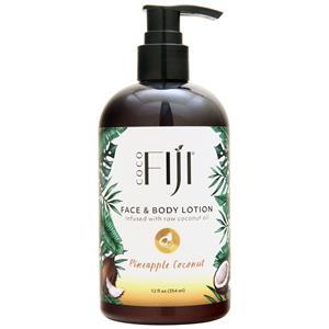 Organic Fiji Face & Body Lotion Pineapple Coconut 12 fl.oz