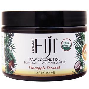 Organic Fiji Raw Coconut Oil Pineapple Coconut 12 fl.oz