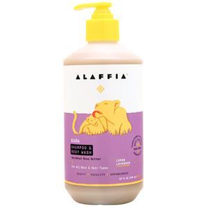 Alaffia Kids Shampoo & Body Wash Lemon Lavender 16 fl.oz