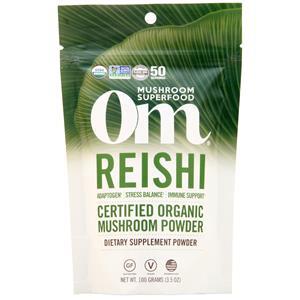 OM Mushroom Superfood Reishi Mushroom Powder - Certified Organic  100 grams