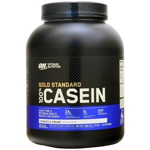 Optimum Nutrition 100% Gold Standard Casein Protein Cookies & Cream 3.86 lbs