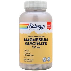 Solaray Magnesium Glycinate (350mg)  240 vcaps