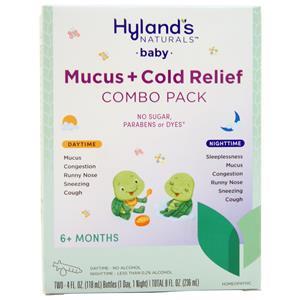 Hylands Homeopathic Baby Mucus + Cold Relief Combo Pack - Daytime & Nighttime 8 fl.oz