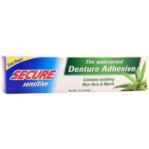 Secure Sensitive Denture Adhesive Cream  1.4 oz