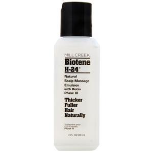 Mill Creek Botanicals Biotene H-24 Natural Scalp Massage Emulsion Phase III 2 fl.oz