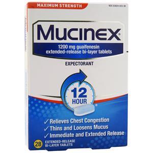 Mucinex Mucinex Expectorant - Maximum Strength  28 tabs