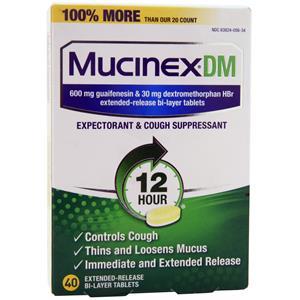 Mucinex Mucinex DM Expectorant & Cough Suppressant  40 tabs