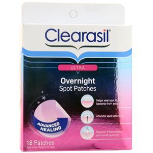 Clearasil Ultra Overnight Spot Patches  18 count