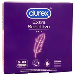 Durex Latex Condoms Extra Sensitive 24 count