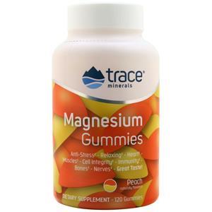 Trace Minerals Research Magnesium Gummies Peach 120 gummy