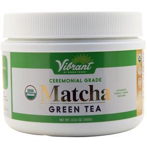 Green Foods Vibrant Matcha Green Tea - Ceremonial Grade  3.53 oz