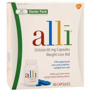 Alli Weight Loss Aid Starter Pack 60 caps