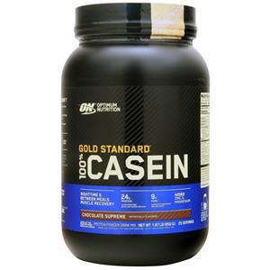 Optimum Nutrition 100% Gold Standard Casein Protein Chocolate Supreme 1.87 lbs