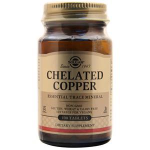 Solgar Chelated Copper (2.5mg)  100 tabs