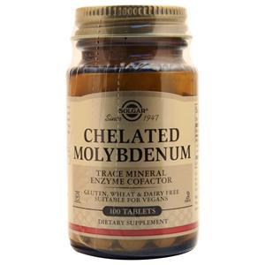 Solgar Chelated Molybdenum (150mcg)  100 tabs