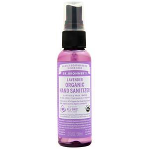 Dr. Bronner's Organic Hand Sanitizer Lavender 2 fl.oz