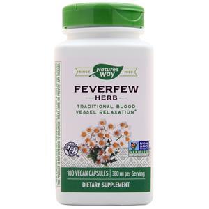 Nature's Way Feverfew Herb  180 vcaps