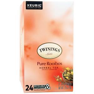 Twinings of London Herbal Tea - Keurig K-Cup Pods Pure Rooibos 24 count