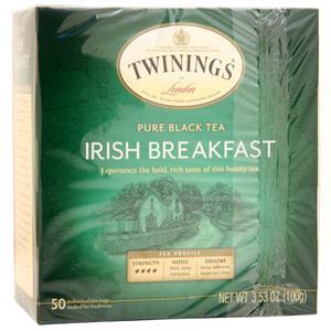 Twinings of London Pure Black Tea Irish Breakfast 50 pckts