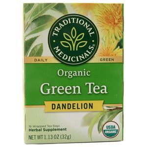 Traditional Medicinals Organic Green Tea Dandelion 16 pckts