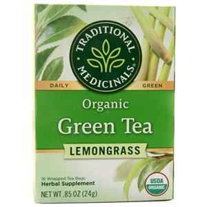 Traditional Medicinals Organic Green Tea Lemongrass 16 pckts