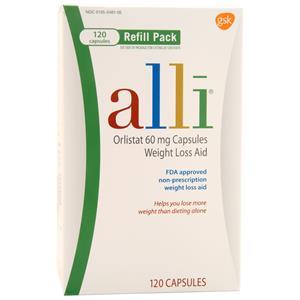 Alli Weight Loss Aid Refill Pack 120 caps