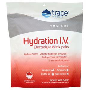 Hydration I.V. - Electrolyte Drink Paks Strawberry Coconut 16 pckts