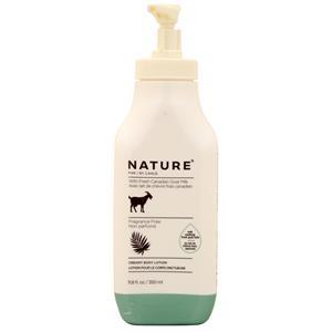 Nature Creamy Body Lotion Fragrance Free 11.8 fl.oz