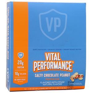 Vital Performance Protein Bar Salty Chocolate Peanut 12 bars