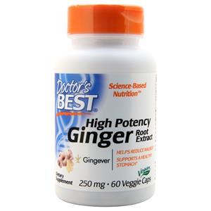 High Potency Ginger Root Extract (250mg) 60 vcaps