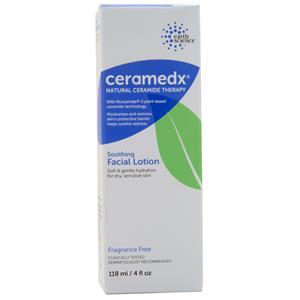 Ceramedx Soothing Facial Lotion Fragrance Free 4 fl.oz