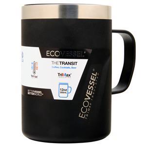 The Transit - Insulated Stainless Steel Coffee Mug Black Shadow - 12 oz 1 unit