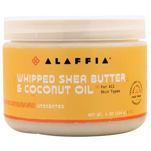 Whipped Shea Butter & Coconut Oil Unscented 4 oz