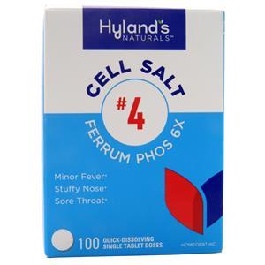 Cell Salt #4 Ferrum Phos 6X 100 tabs