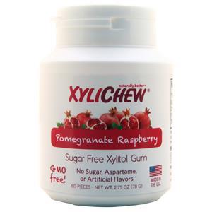 Xylichew - Sugar Free Xylitol Gum Pomegranate Raspberry 60 count