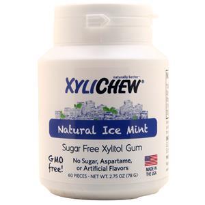 Xylichew - Sugar Free Xylitol Gum Ice Mint 60 count