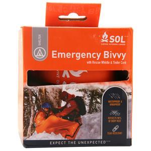 Emergency Bivvy with Rescue Whistle & Tinder Cord 1 unit