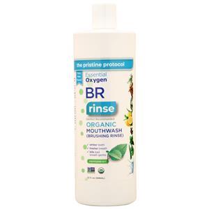 BR Organic Mouthwash (Brushing Rinse) Peppermint 32 fl.oz