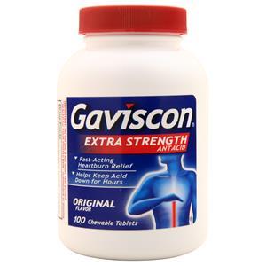 Gaviscon Antacid - Extra Strength Original 100 tabs