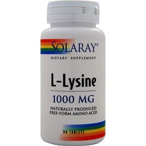 Solaray L-Lysine (1000mg)  90 tabs