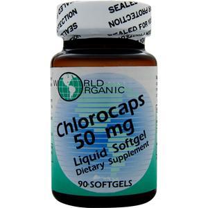 World Organics Chlorocaps (50mg)  90 sgels