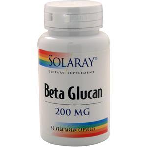 Solaray Beta Glucan (200mg)  30 vcaps