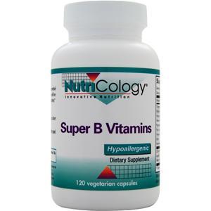 Nutricology Super B Vitamins  120 vcaps