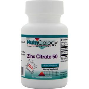 Nutricology Zinc Citrate 50  60 vcaps