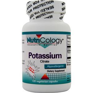 Nutricology Potassium Citrate (99mg)  120 vcaps