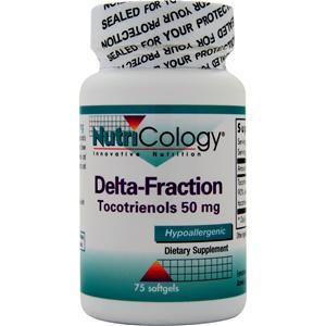 Nutricology Delta-Fraction Tocotrienols (50mg)  75 sgels